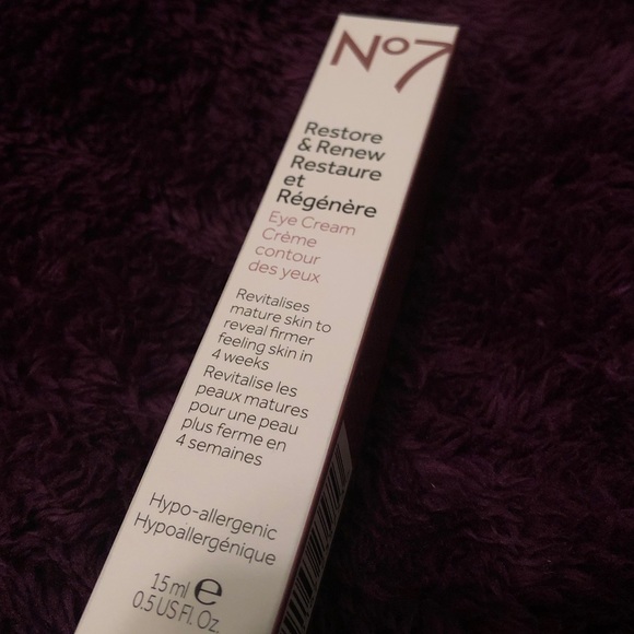 boots no7 restore and renew eye cream